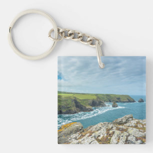 Llavero Boscastle en la costa Atlántica de Cornualles, Rei