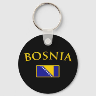Llavero Bosnia de oro