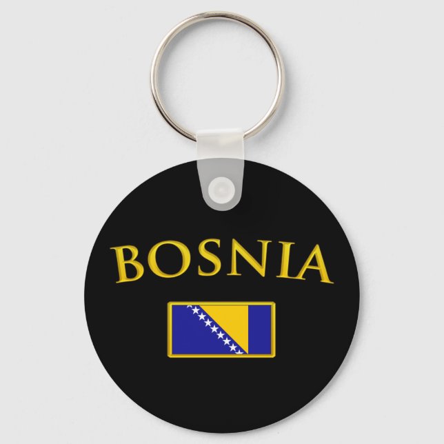 Llavero Bosnia dorada (Anverso)