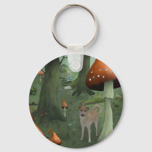 Llavero Bosque de hongo