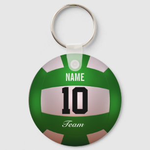 Llavero Bosque de voleibol personalizar Green