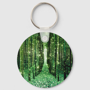 Llavero Bosque Mágico Verde Misterio