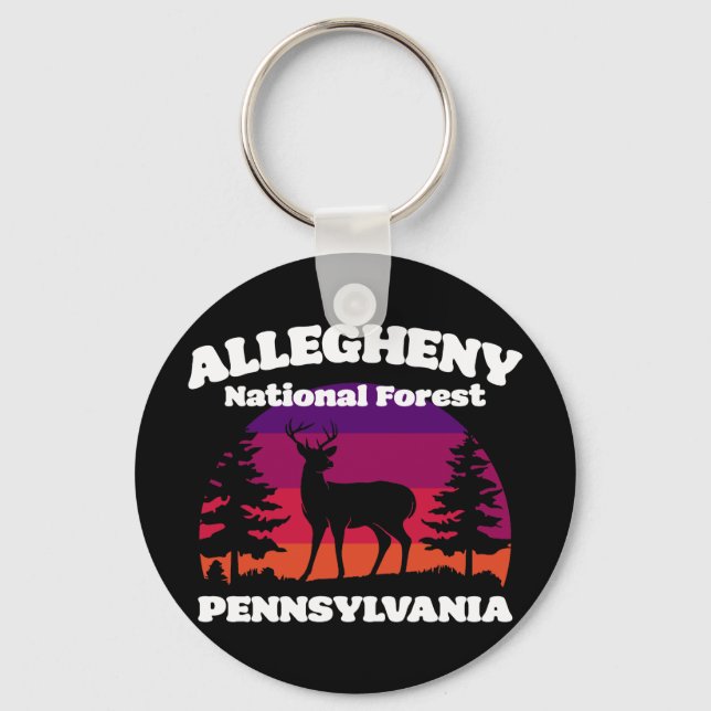Llavero Bosque nacional de Allegheny (Anverso)