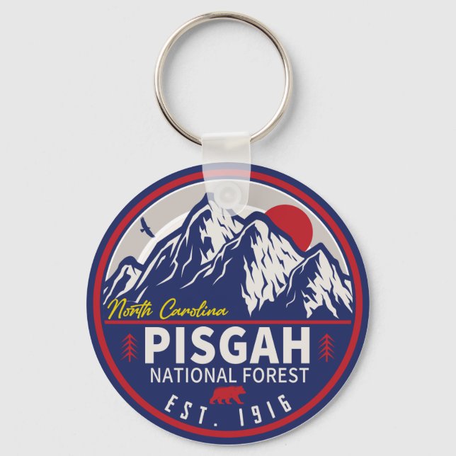 Llavero Bosque nacional de Pisgah (Anverso)