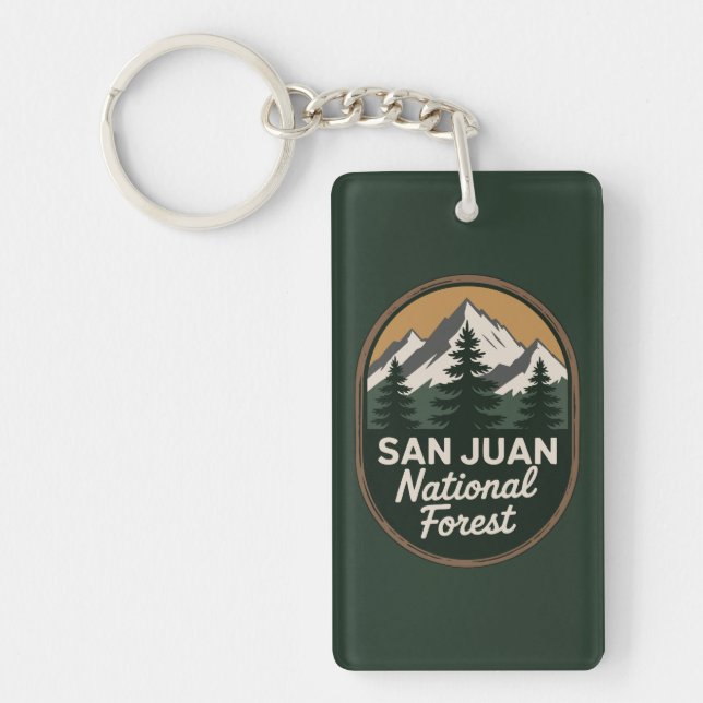 Llavero Bosque nacional de San Juan (Frente)