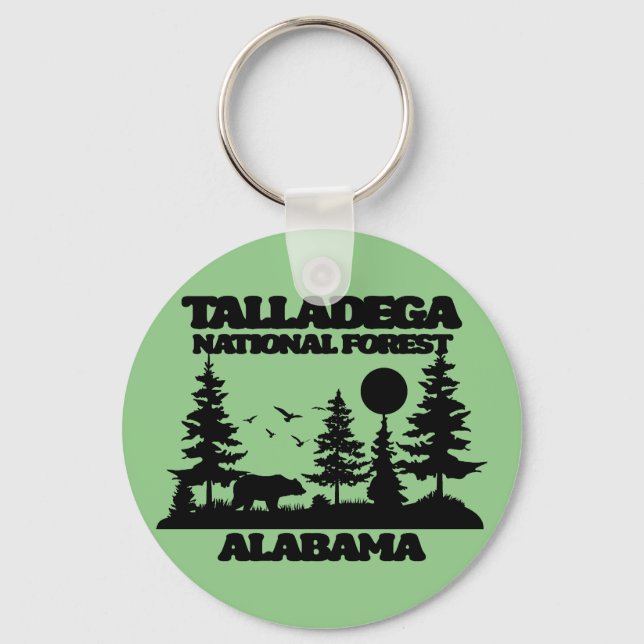 Llavero Bosque nacional de Talladega (Anverso)