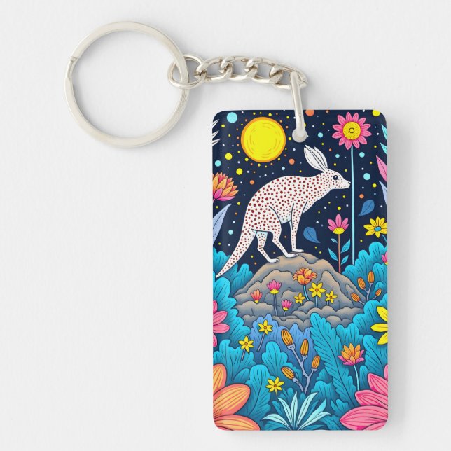 Llavero Bosque nocturno de ensueño (Frente)