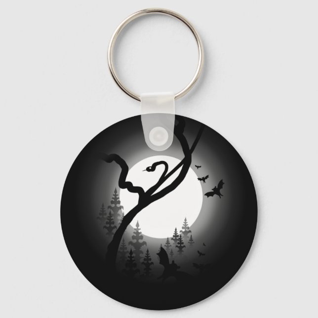 Llavero Bosque nocturno encantado (Anverso)