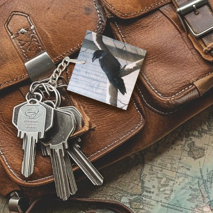 Llavero Bosque Winter Raven