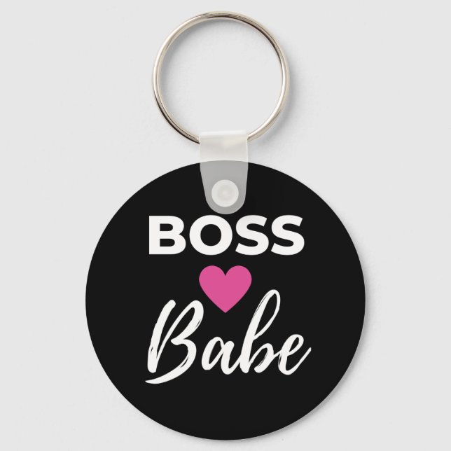 Llavero Boss Babe (Anverso)