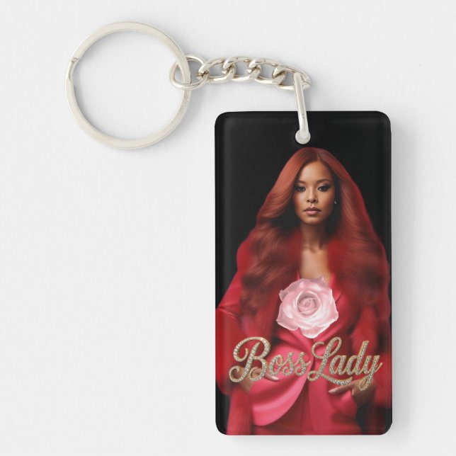 Llavero Boss Lady Acrylic Keychain (Frente)