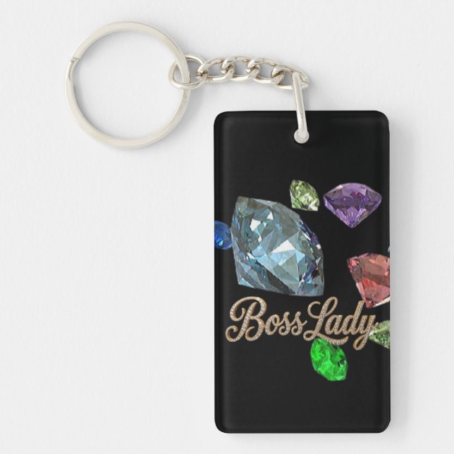 Llavero Boss Lady Acrylic Keychain (Frente)