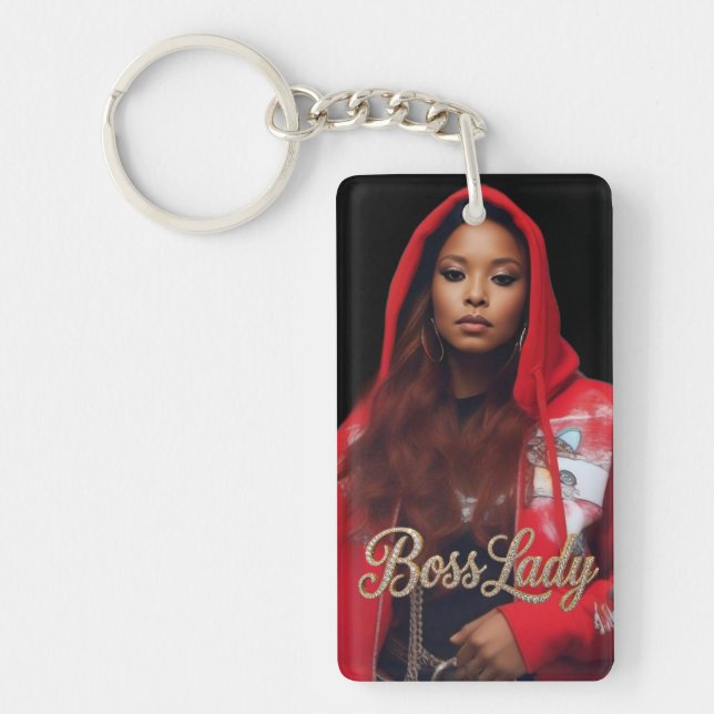 Llavero Boss Lady Acrylic Keychain (Frente)