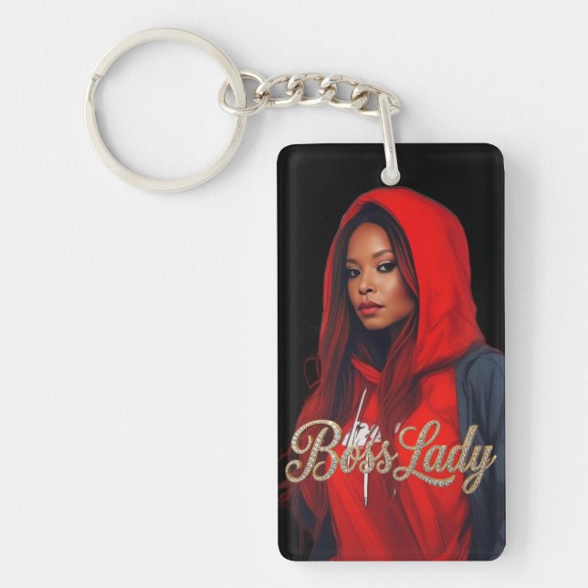 Llavero Boss Lady Acrylic Keychain (Frente)