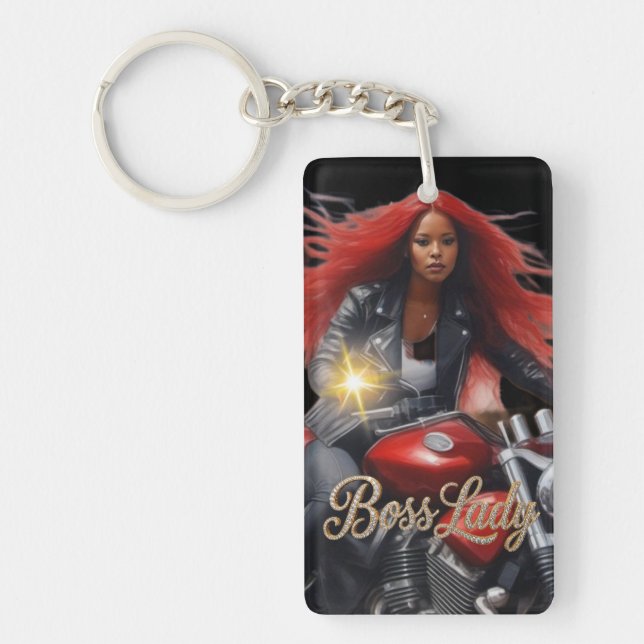 Llavero Boss Lady Acrylic Keychain (Frente)