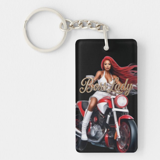 Llavero Boss Lady Acrylic Keychain (Frente)