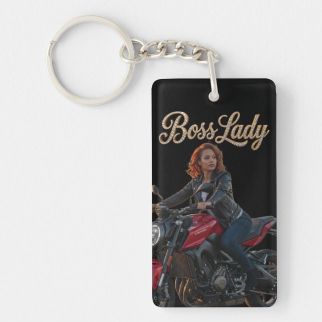 Llavero Boss Lady Acrylic Keychain (Frente)