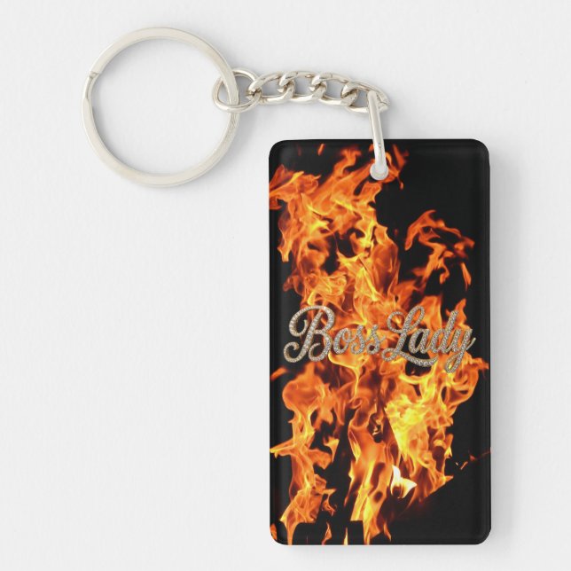 Llavero Boss Lady Acrylic Keychain (Frente)