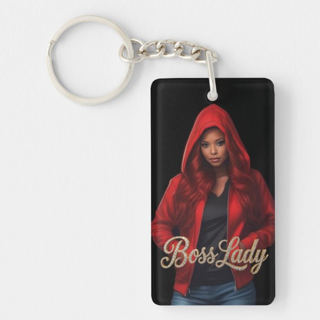 Llavero Boss Lady Acrylic Keychain (Frente)
