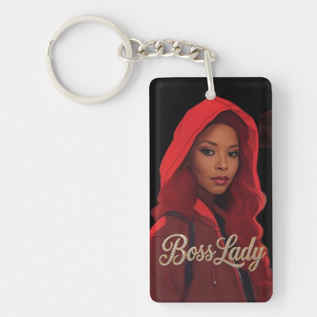 Llavero Boss Lady Acrylic Keychain (Frente)