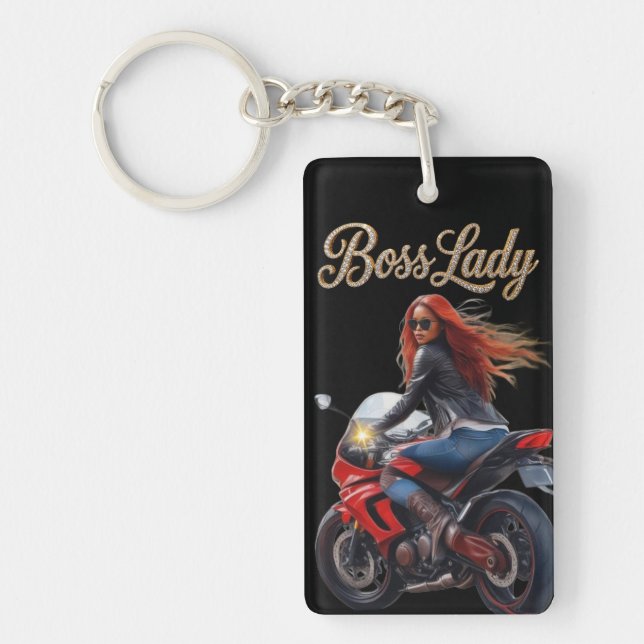 Llavero Boss Lady Acrylic Keychain (Frente)