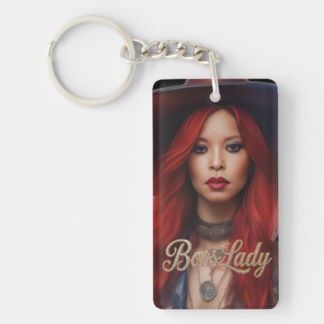 Llavero Boss Lady Acrylic Keychain (Frente)