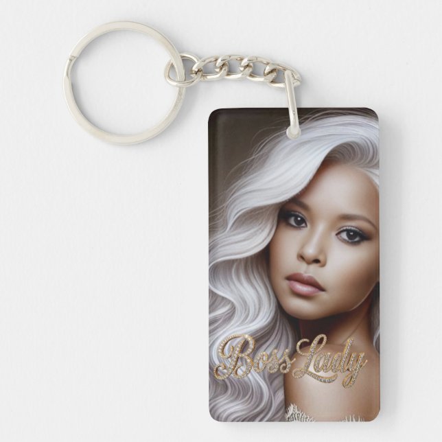 Llavero Boss Lady Acrylic Keychain (Frente)