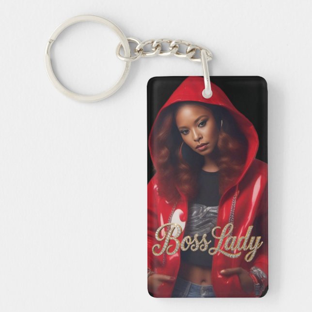 Llavero Boss Lady Acrylic Keychain (Frente)