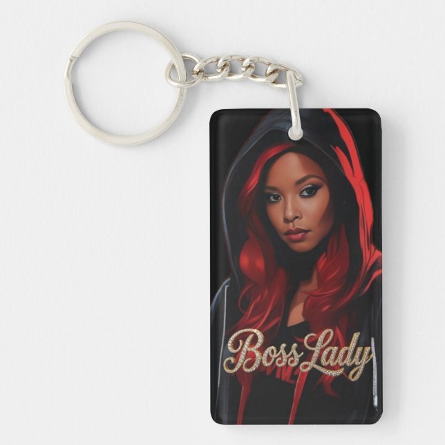 Llavero Boss Lady Acrylic Keychain (Frente)
