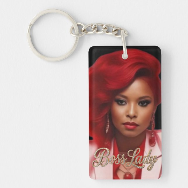 Llavero Boss Lady Acrylic Keychain (Frente)