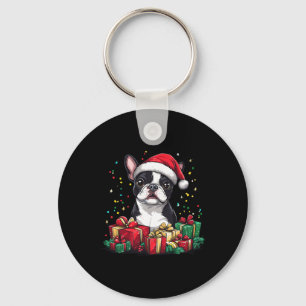 Llavero Bostie Do, Navidades divertidos de Boston Terrier 