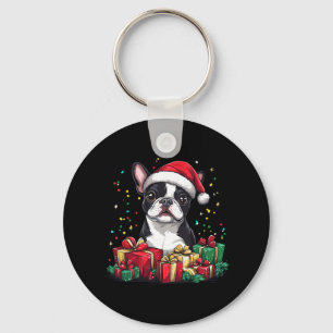Llavero Bostie Do, Navidades divertidos de Boston Terrier 