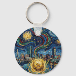 Llavero Boston Football Art 2026 Skyline Stadium Design