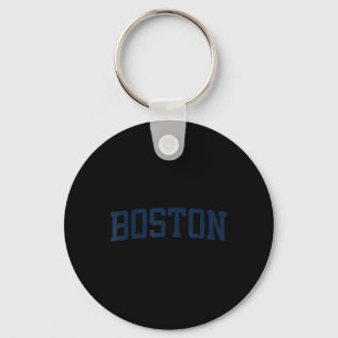 Llavero Boston Machusetts Collegiate Style Varsity Block L