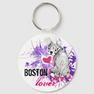 Llavero Boston Terrier
