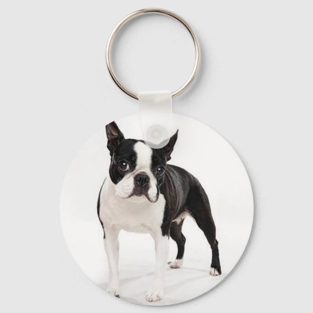 Llavero Boston Terrier (Anverso)