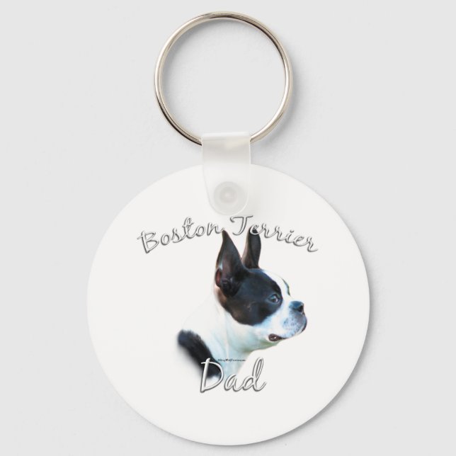 Llavero Boston Terrier Dad 2 (Anverso)