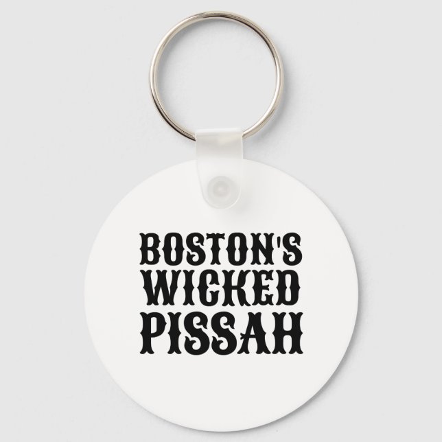 Llavero Boston Wicks Pissah (Anverso)