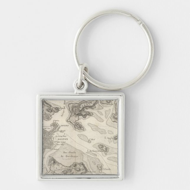 Llavero Boston y alrededores (Frente)