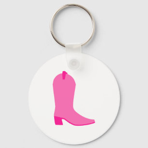 Llavero Bota vaquera rosa