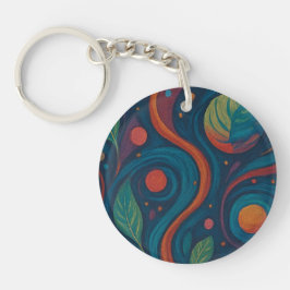 Llavero Botanical Bliss Full-Print Keychain