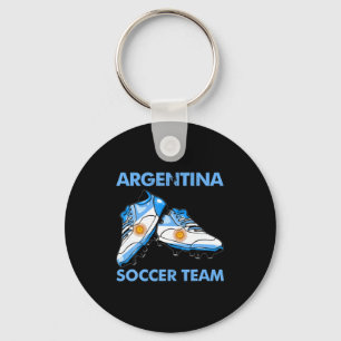 Llavero Botas de fútbol vintage bandera de Argentina Argen