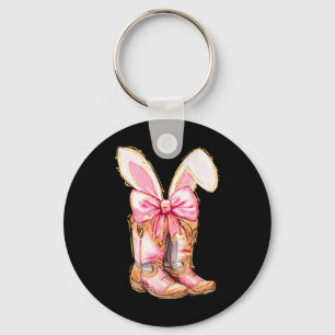 Llavero Botas de Vaquero Conejo de Pascua Howdy Coquette