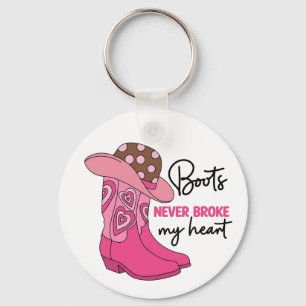 Llavero Botas de vaquero rosa para vaquera Regalo para ama