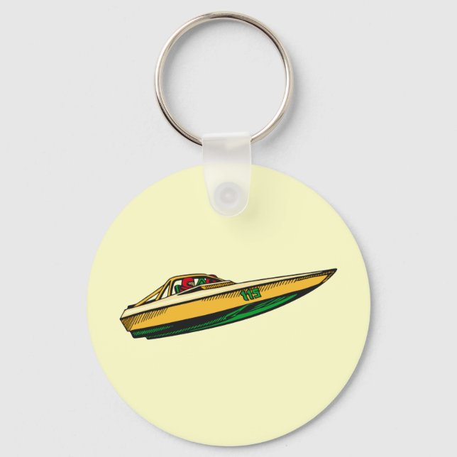 Llavero Bote de velocidad (Anverso)