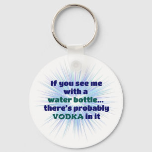 Llavero Botella de agua VODKA Gift FUNNY