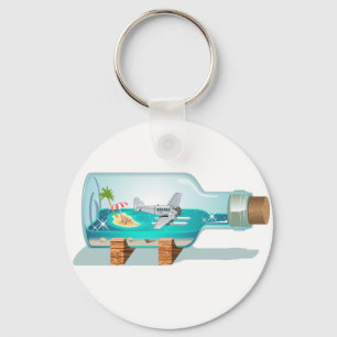 Llavero Botella de recuerdo personalizado