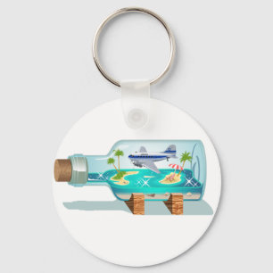 Llavero Botella de recuerdo personalizado