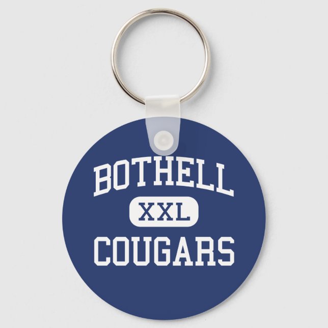 Llavero Bothell - Cougars - High - Bothell Washington (Anverso)