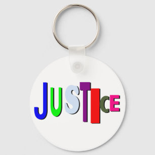 Llavero Botón B de justicia desigual